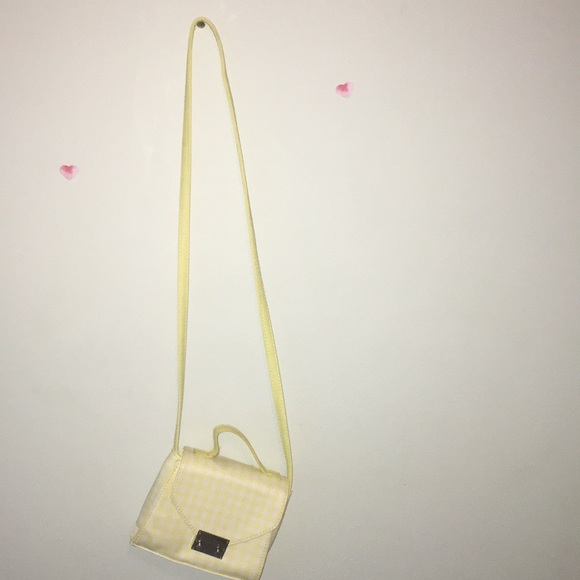 yellow mini purse